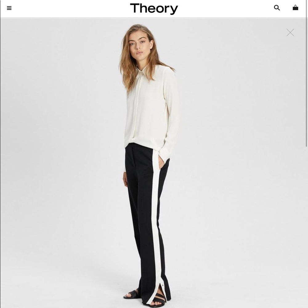 Theory NWT Perform Tech Snap Pant